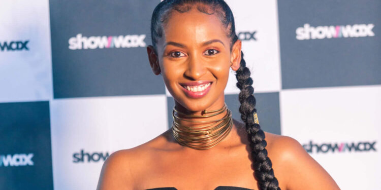 Kenyan actress Sarah Hassan at a Showmax Kenya event