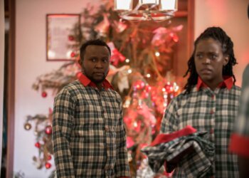 Bruce Makau and Melissa Kiplagat in 'A Merry X-Mess'