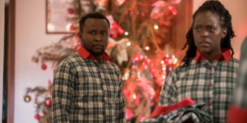 Bruce Makau and Melissa Kiplagat in 'A Merry X-Mess'