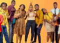 The cast of Kenyan comedy film Sketchy Africans from director Vincent Mbaya