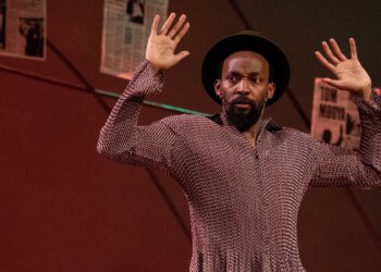 Elsaphan Njora during a staging of Too Early for Birds' Tom Mboya.