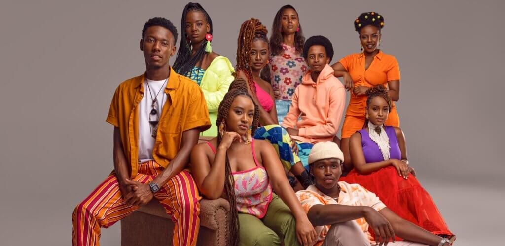 Poster for the Kenyan young adult drama MTV Shuga: Mashariki, featuring the main cast.