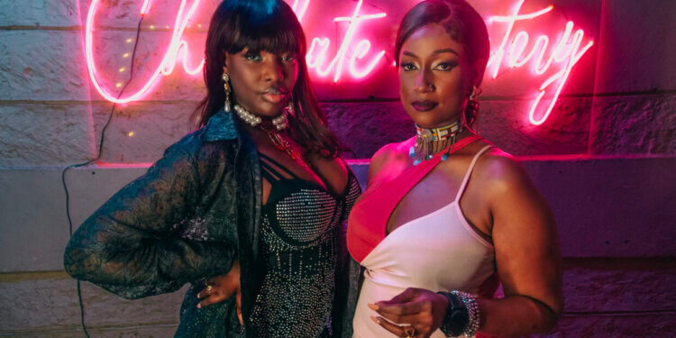 mumbi maina and amalie chopeta in the chocolate empire