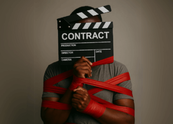 An image of a Kenyan actor bound by contract