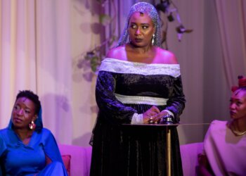 Wakio Mzenge, Nkatha Kirote and Mwajuma Belle in Kenyan play Bad Girls of the Bible by ChemiChemi Players