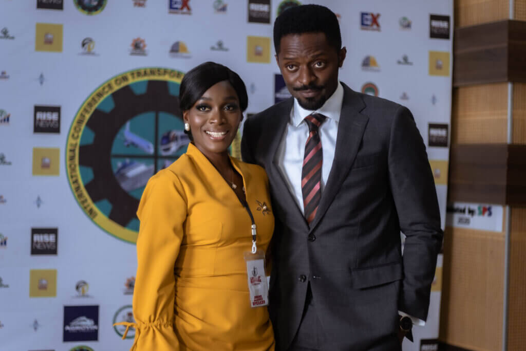 A still image of Over the Bridge lead cast Ozzy Agu and Segilola Ogidan.