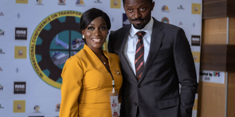 A still image of Over the Bridge lead cast Ozzy Agu and Segilola Ogidan.