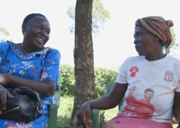 Rodah Wekesa in the Kenyan documentary Widow Champion directed by Zippy Kimundu.