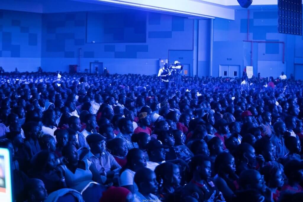 Audiences at the premiere of Makosa ni Yangu by Philit Productions.