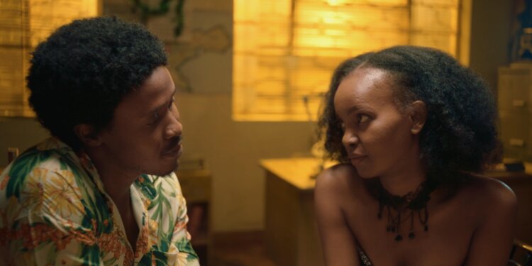 Cast of Cards on the Table: A Christmas Movie Nyakundi Isaboke and Shirleen Wangari.