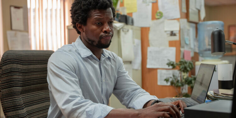 A still from South Africa's The Office adapation Die Kantoor