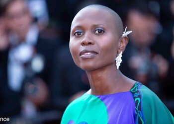 Eliane Umuhire at the red carpet premiere for 'The Phoenician Scheme' at the 78th Cannes Film Festival.