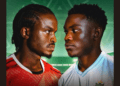 A poster of Tobit Tom and Isaac Juma in the new Citizen TV football drama series Kito.
