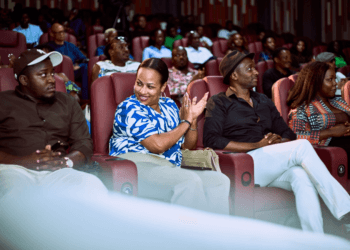 The President of the Producers Guild of Uganda, Director Mathew Nabwiso at the recently concluded iKon Activate, Uganda Nigeria Connect in Lagos. Courtesy Photo.