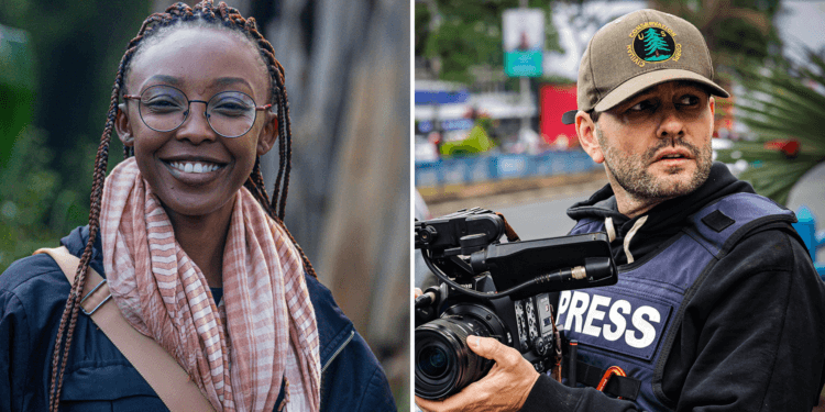 Directors of Kikuyu Land Bea Wangondu and Andrew H. Brown.