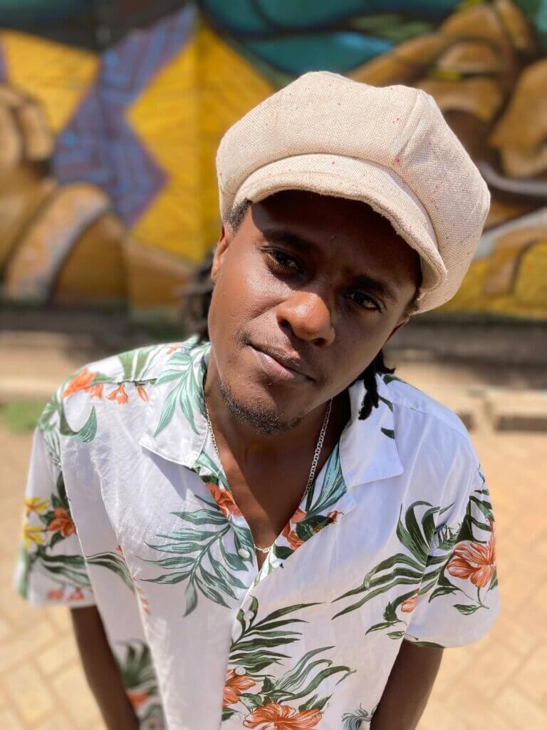 Kenyan performer Thuita Mwangi