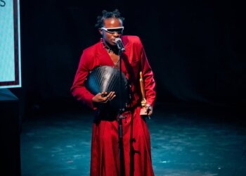 Tobit Tom at the 2026 Kenya Theatre Awards.