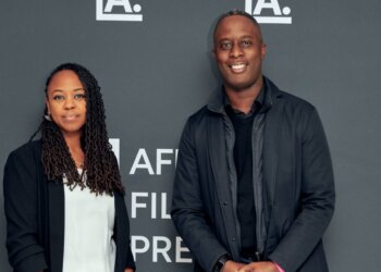 Okada Media and NollywoodWeek co-founders Nadira Shakur and Serge Noukoue.