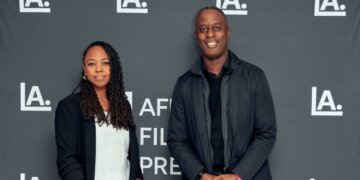 Okada Media and NollywoodWeek co-founders Nadira Shakur and Serge Noukoue.
