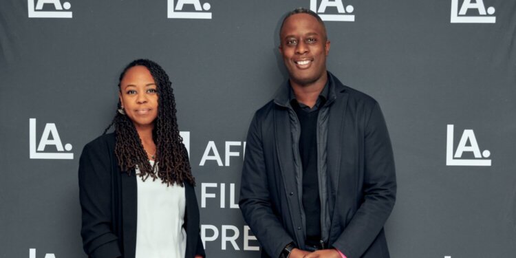 Okada Media and NollywoodWeek co-founders Nadira Shakur and Serge Noukoue.