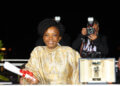 Marie-Clémentine Dusabejambo receiving the Caméra d’Or for Ben'Imana at Cannes Film Festival.